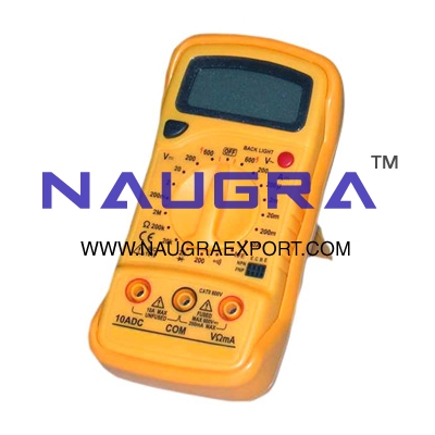 Multimeter Digital 3ï¿½ digit LCD  - Deluxe for Physics Lab