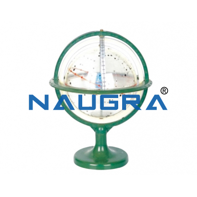 Transparent star globe for Earth Science Lab