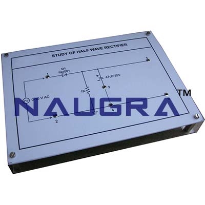 Half and Full Wave Rectifier Trainer for Vocational Training and Didactic Labs