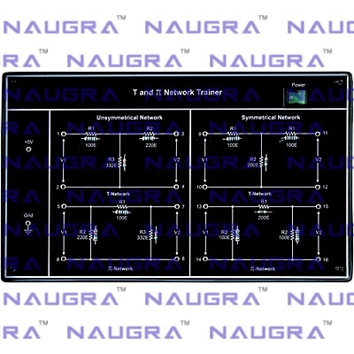 T and N Network Trainer for Electronics Teaching Labs