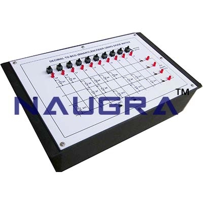 Decimal to BCD Encoder Trainer for Vocational Training and Didactic Labs