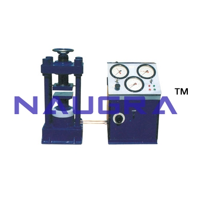 Compression Testing Machine (Four Pillar Nut Model) Hand cum Electrical Operated For Testing Lab for Concrete Testing Lab