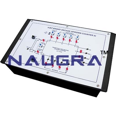 4 Bit Binary Decade Up Down Counter using IC 74192 for Vocational Training and Didactic Labs